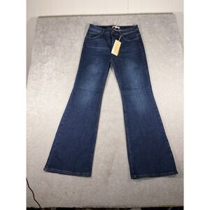 risen flare jeans 1xl nwt dark wash